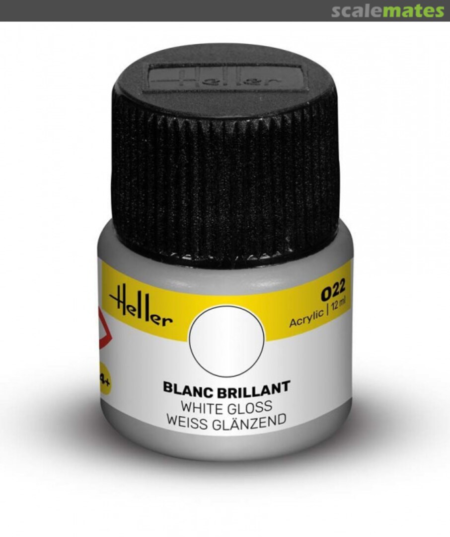 Boxart Blanc brilliant (Gloss White) 9022 Heller Acrylic Boxart Blanc brilliant (Gloss White) 9022 Heller Acrylic