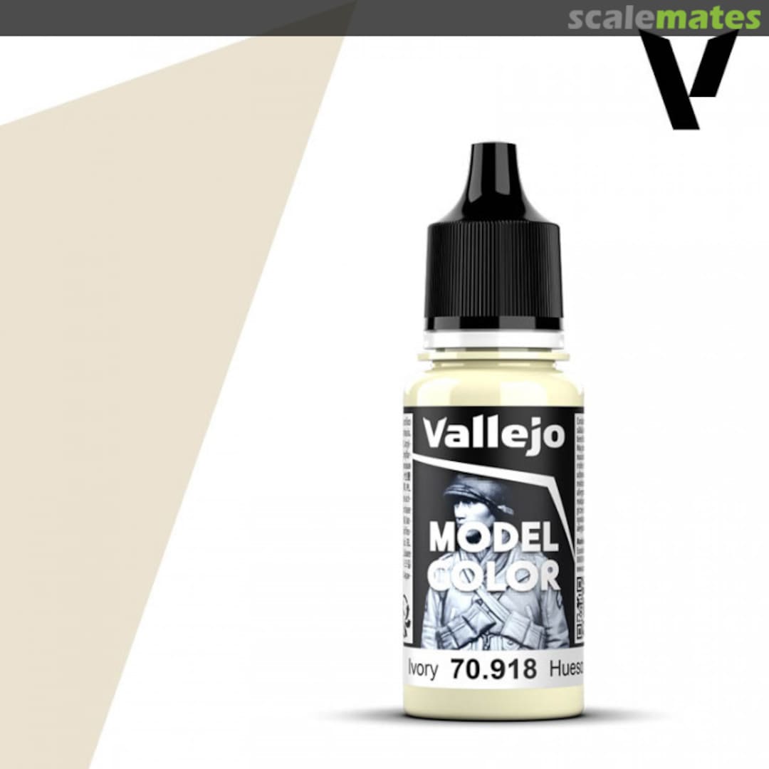 Boxart Ivory 70.918, 918, Pos. 4* Vallejo Model Color Boxart Ivory 70.918, 918, Pos. 4* Vallejo Model Color