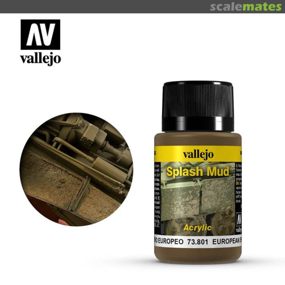 Boxart European Splash Mud  Vallejo Weathering Effects