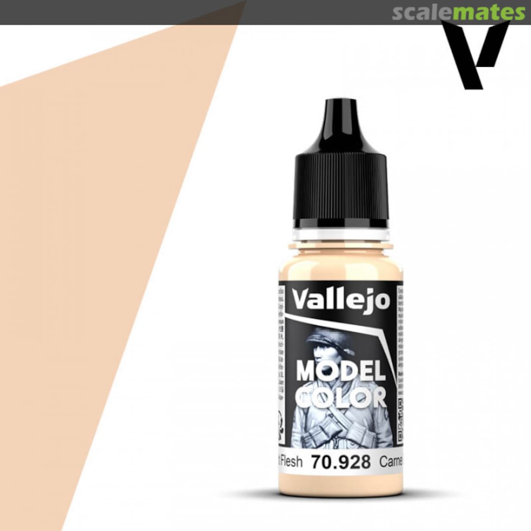 Boxart Light Flesh 70.928, 928, Pos. 5* Vallejo Model Color Boxart Light Flesh 70.928, 928, Pos. 5* Vallejo Model Color