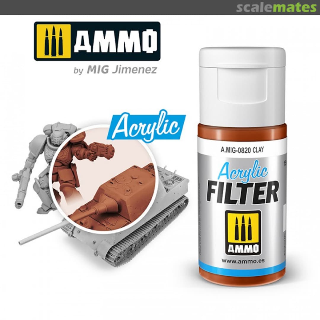 Boxart ACRYLIC FILTER Clay  Ammo by Mig Jimenez