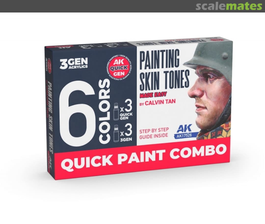 Boxart Painting skin tones made easy AK17526 AK Interactive