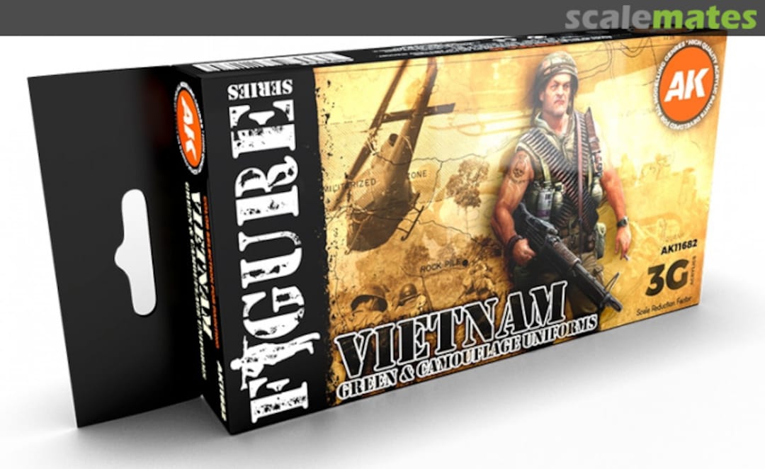 Boxart Vietnam Green & Camouflage Uniforms  AK 3rd Generation - Figure