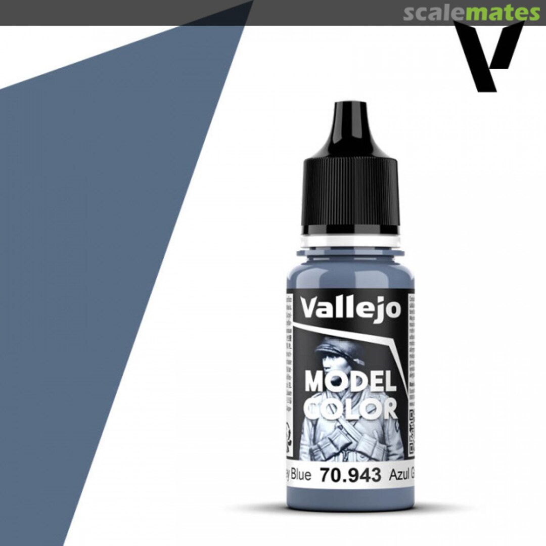 Boxart Grey Blue 70.943, 943, Pos. 172* Vallejo Model Color Boxart Grey Blue 70.943, 943, Pos. 172* Vallejo Model Color