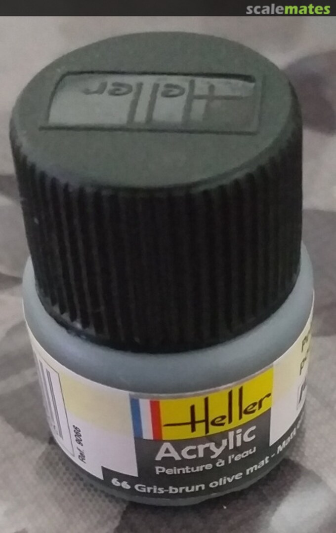 Boxart Gris-brun olive mat (Matt Olive Drab) 9066 Heller Acrylic Boxart Gris-brun olive mat (Matt Olive Drab) 9066 Heller Acrylic