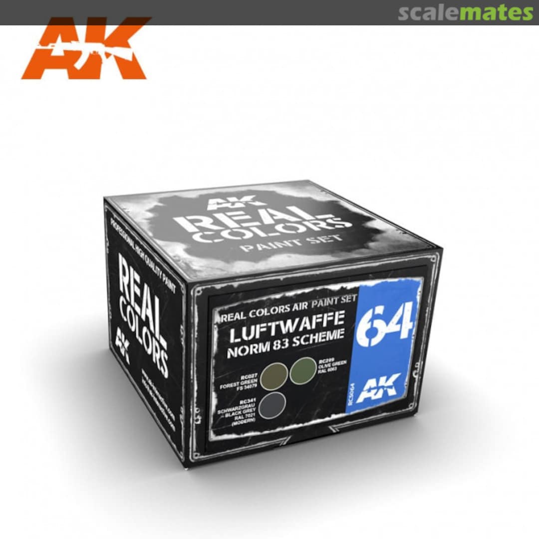 Boxart LUFTWAFFE NORM 83 SCHEME RCS064 AK Real Colors