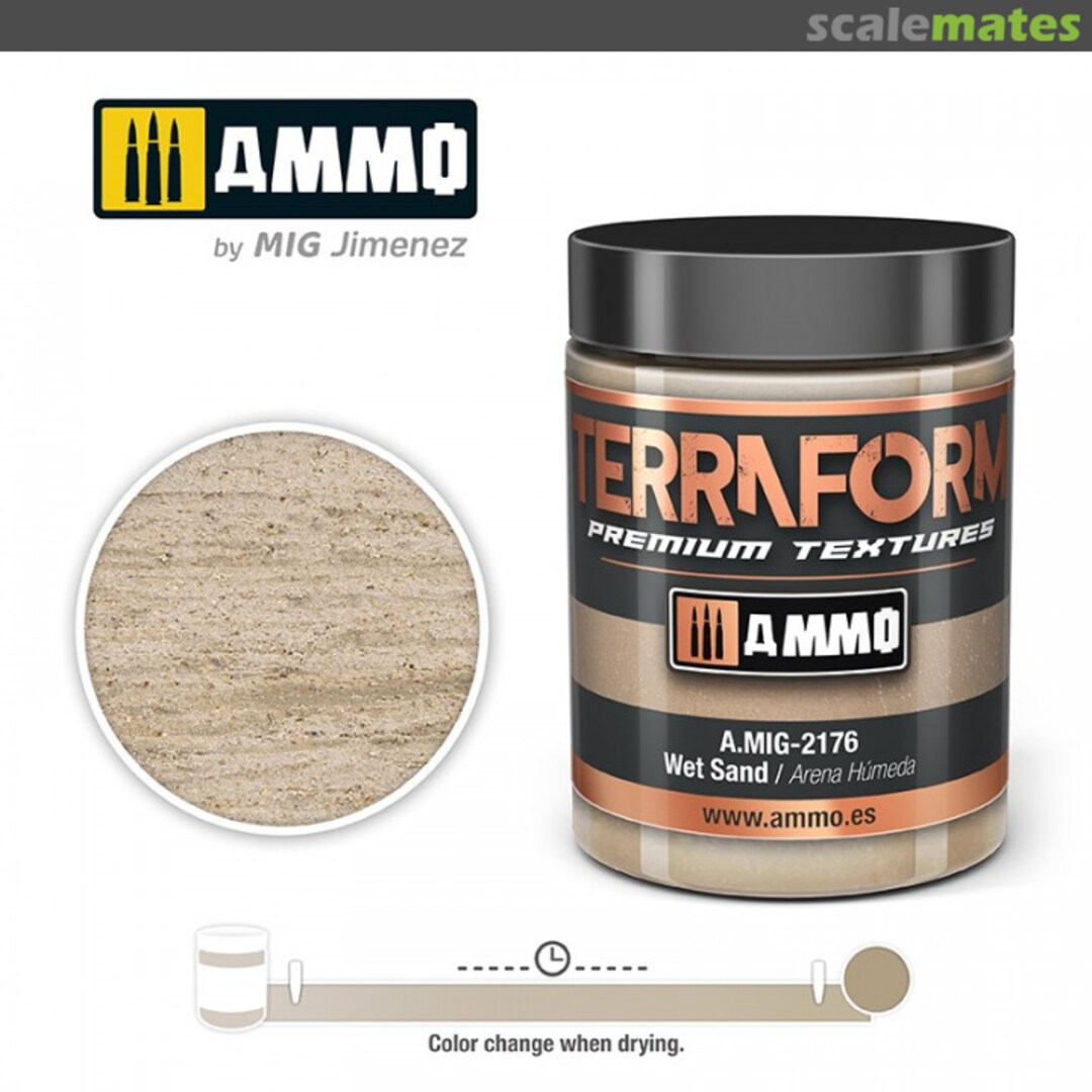 Boxart TERRAFORM Wet Sand A.MIG-2176 Ammo by Mig Jimenez