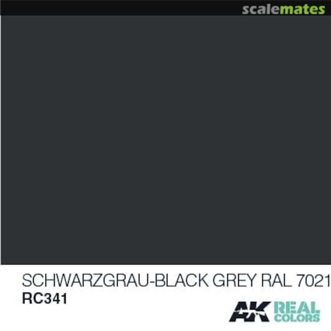 Boxart Black Grey RAL 7021 RC341 AK Real Colors Boxart Black Grey RAL 7021 RC341 AK Real Colors