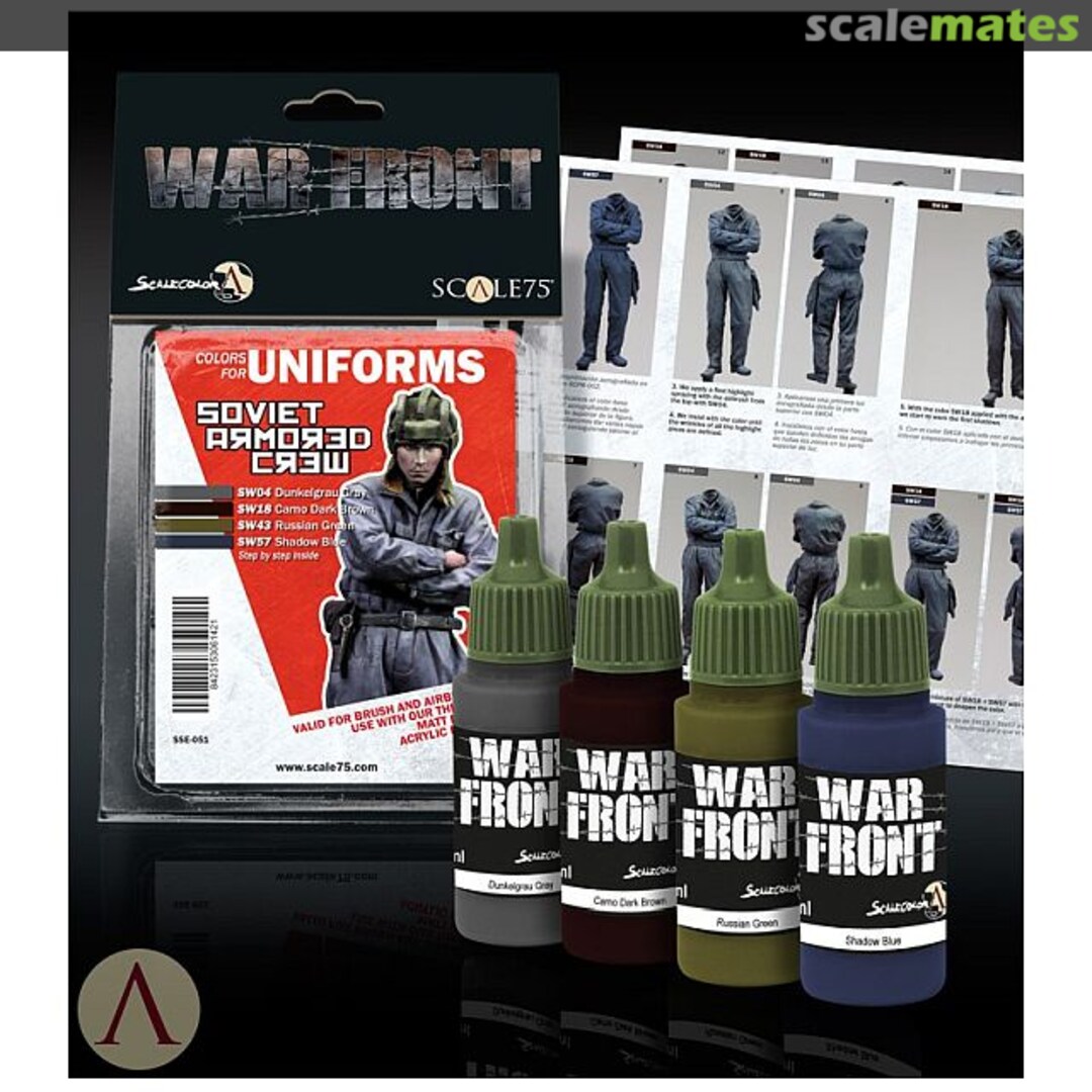 Boxart Soviet Armoured Crew (Uniforms)  Scale75