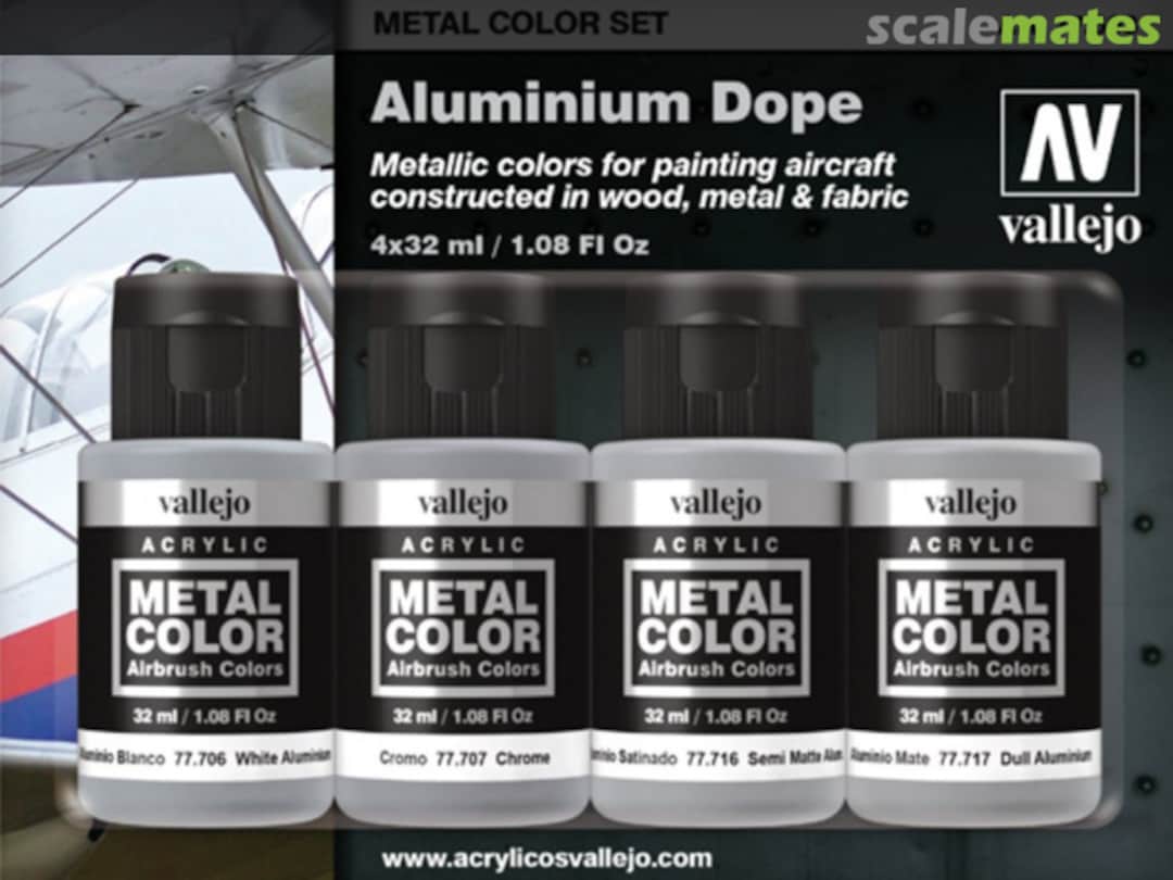 Boxart Aluminium Dope 77.603 Vallejo Metal Color
