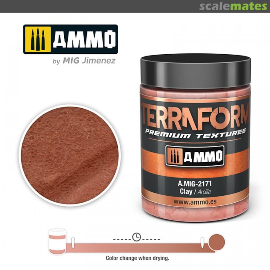 Boxart TERRAFORM Clay A.MIG-2171 Ammo by Mig Jimenez
