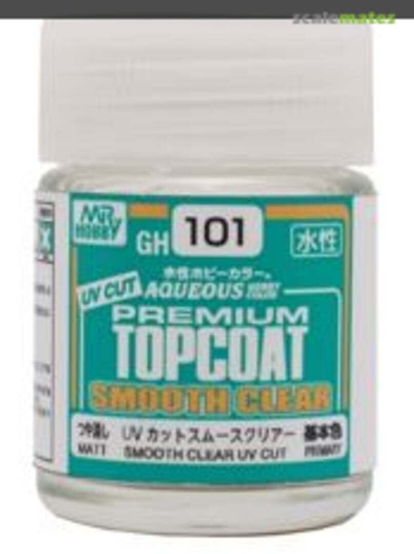 Boxart Premium Topcoat Smooth Clear UV Cut  Mr. Aqueous Hobby Color