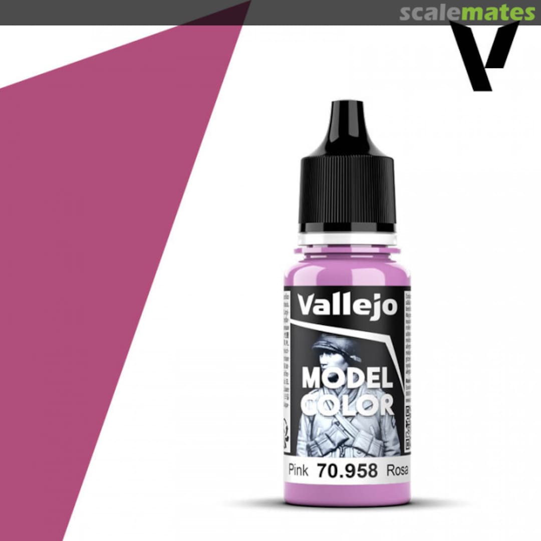 Boxart Pink 70.958, 958, Pos. 43* Vallejo Model Color Boxart Pink 70.958, 958, Pos. 43* Vallejo Model Color