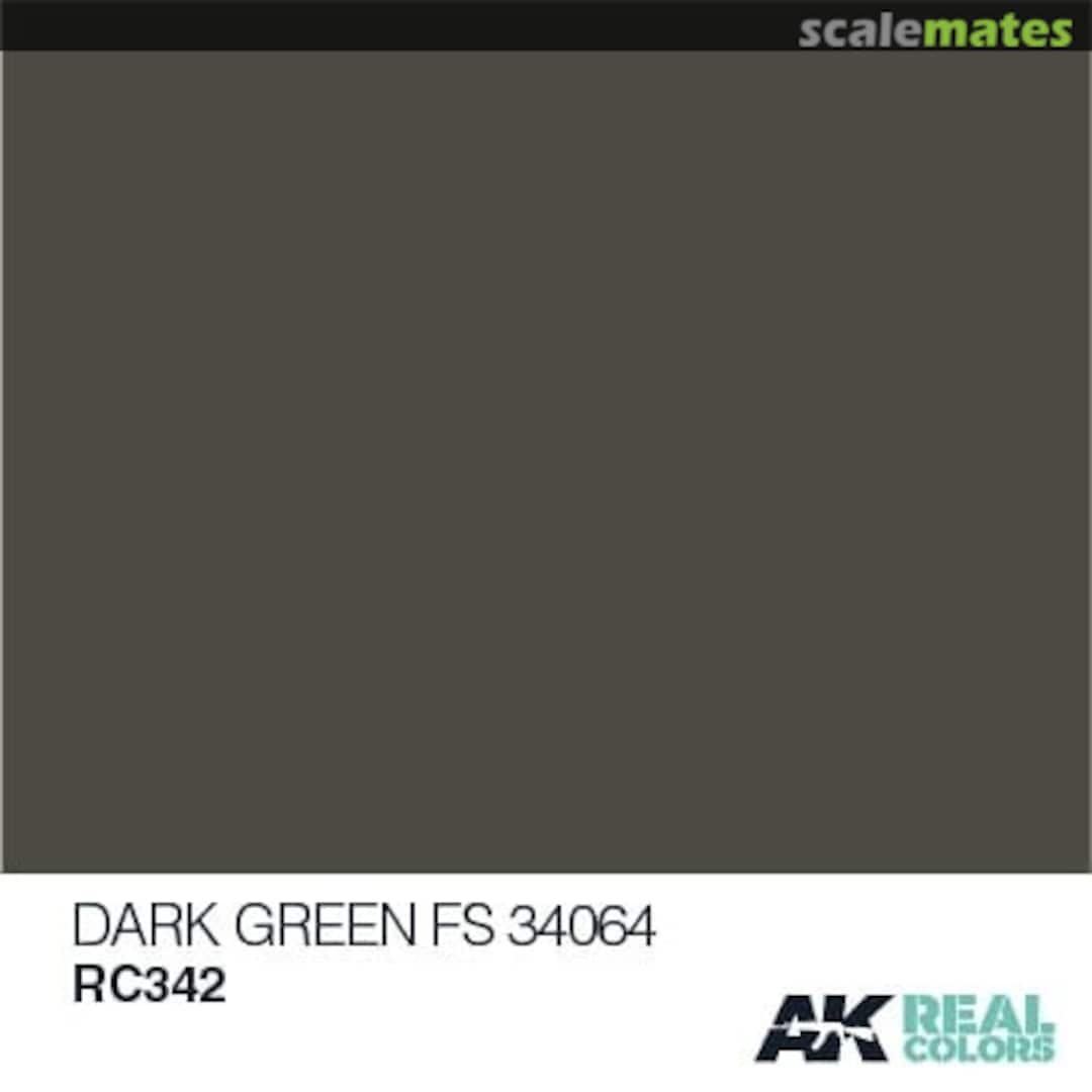 Boxart DARK GREEN FS 34064  AK Real Colors