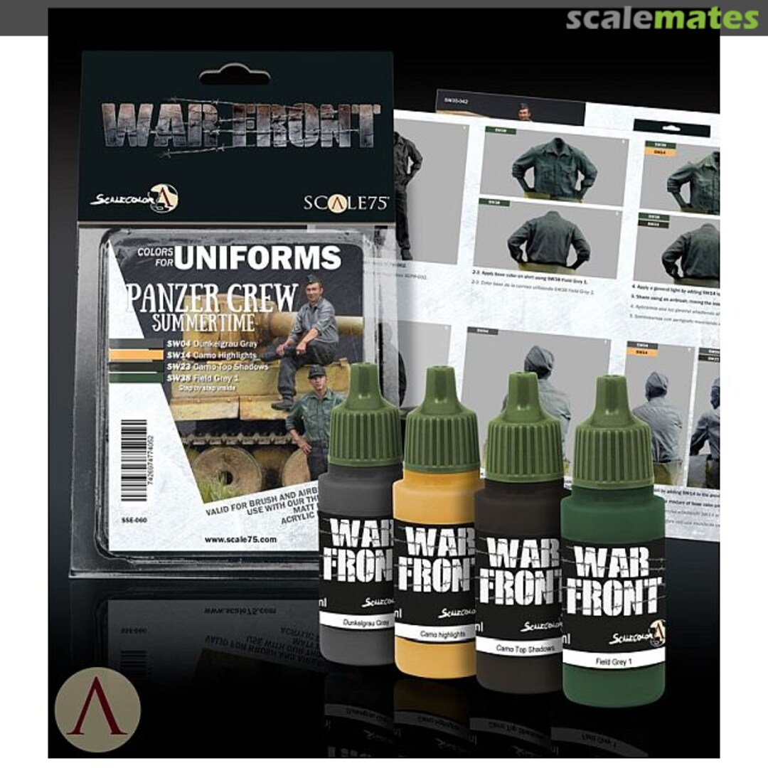 Boxart Panzer Crew - Summertime Paint Set  Scale75