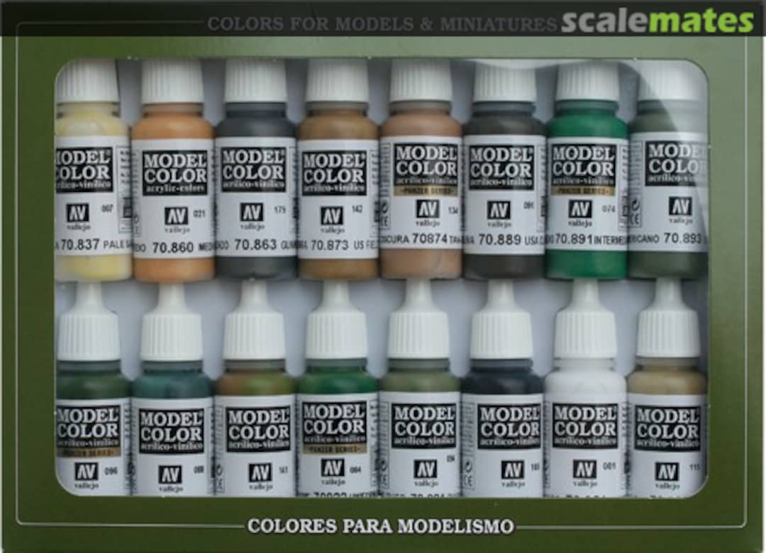 Boxart Allied Forces WWII 70.109 Vallejo Model Color Boxart Allied Forces WWII 70.109 Vallejo Model Color