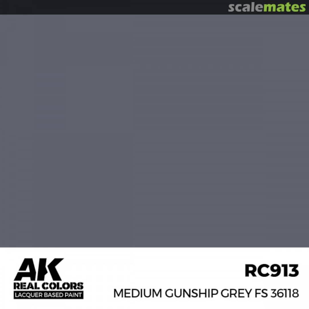 Boxart Medium Gunship Grey FS 36118 AK Real Colors Boxart Medium Gunship Grey FS 36118 AK Real Colors