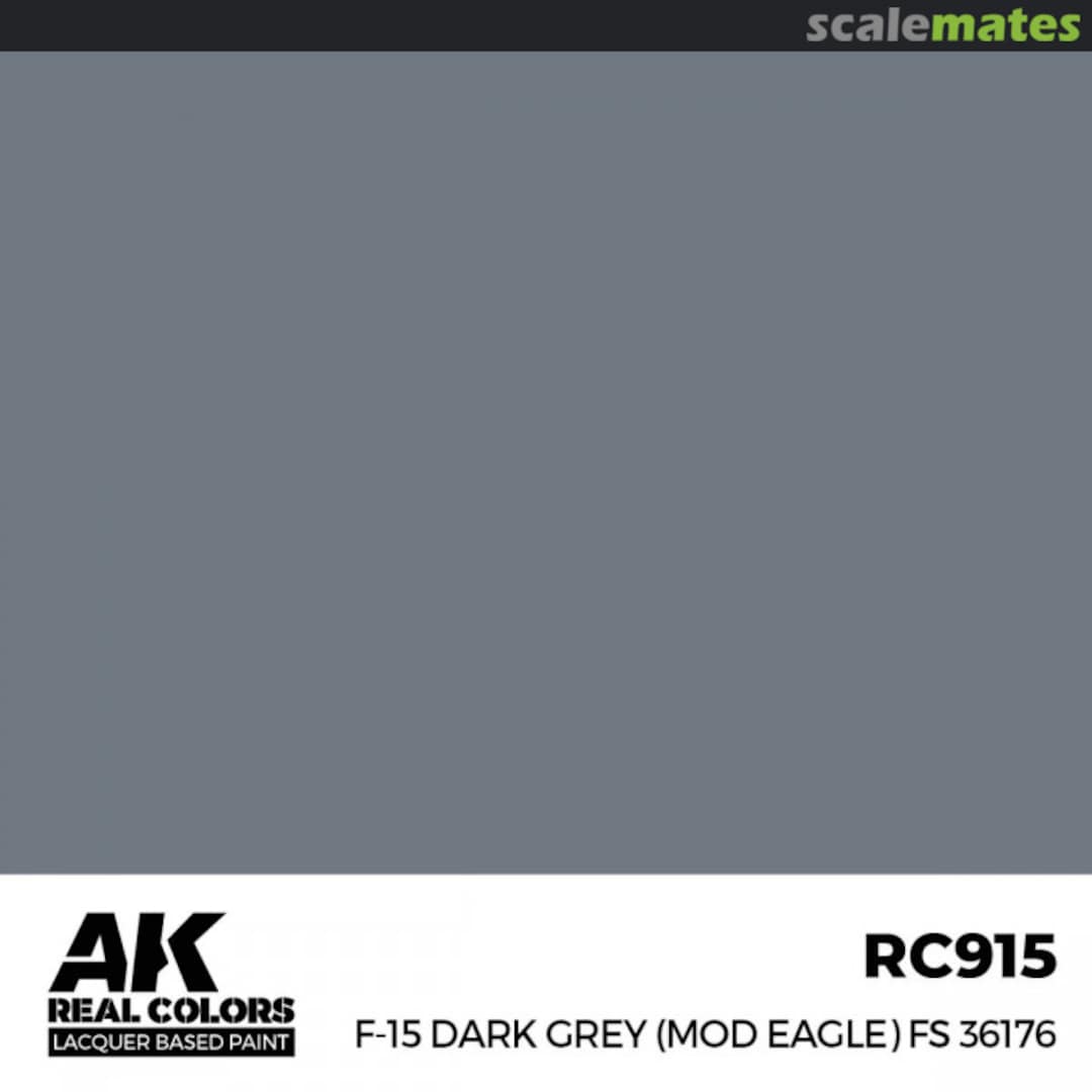 Boxart F-15 Dark Grey (Mod Eagle) FS 36176  AK Real Colors