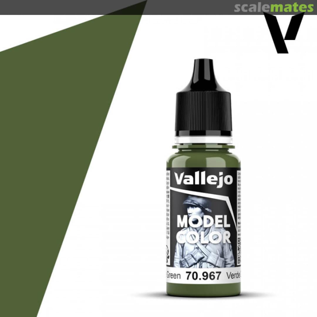 Boxart Olive Green 70.967, 967, Pos. 92* Vallejo Model Color Boxart Olive Green 70.967, 967, Pos. 92* Vallejo Model Color