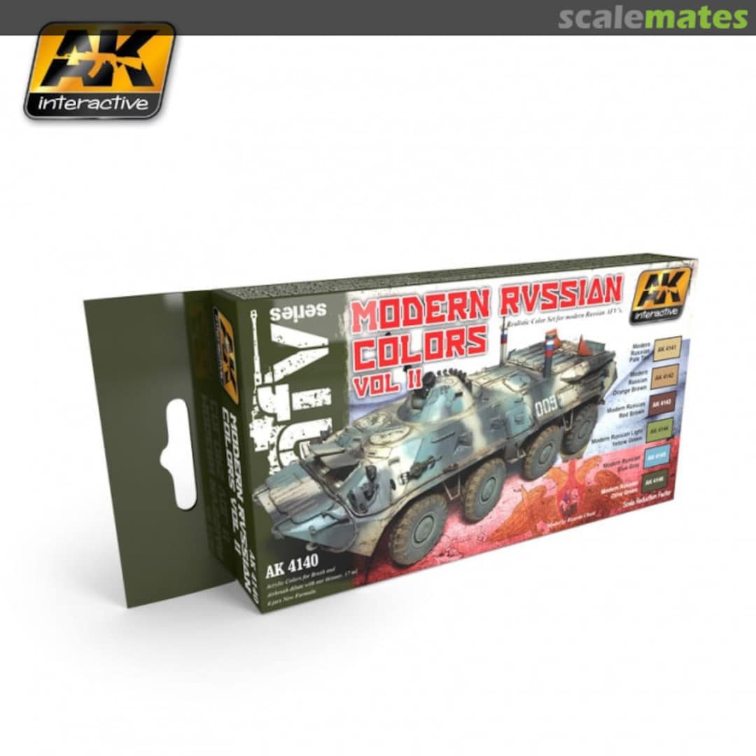 Boxart Modern Russian Colours Vol 2 AK 4140 AK Interactive
