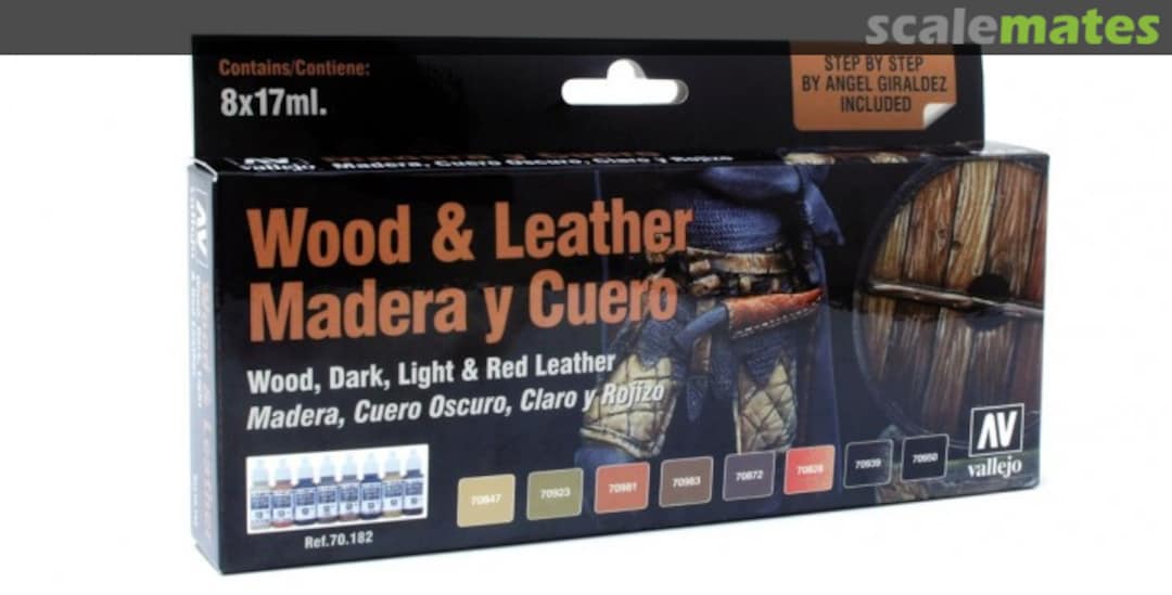 Boxart Wood & Leather 70.182 Vallejo Model Color Boxart Wood & Leather 70.182 Vallejo Model Color