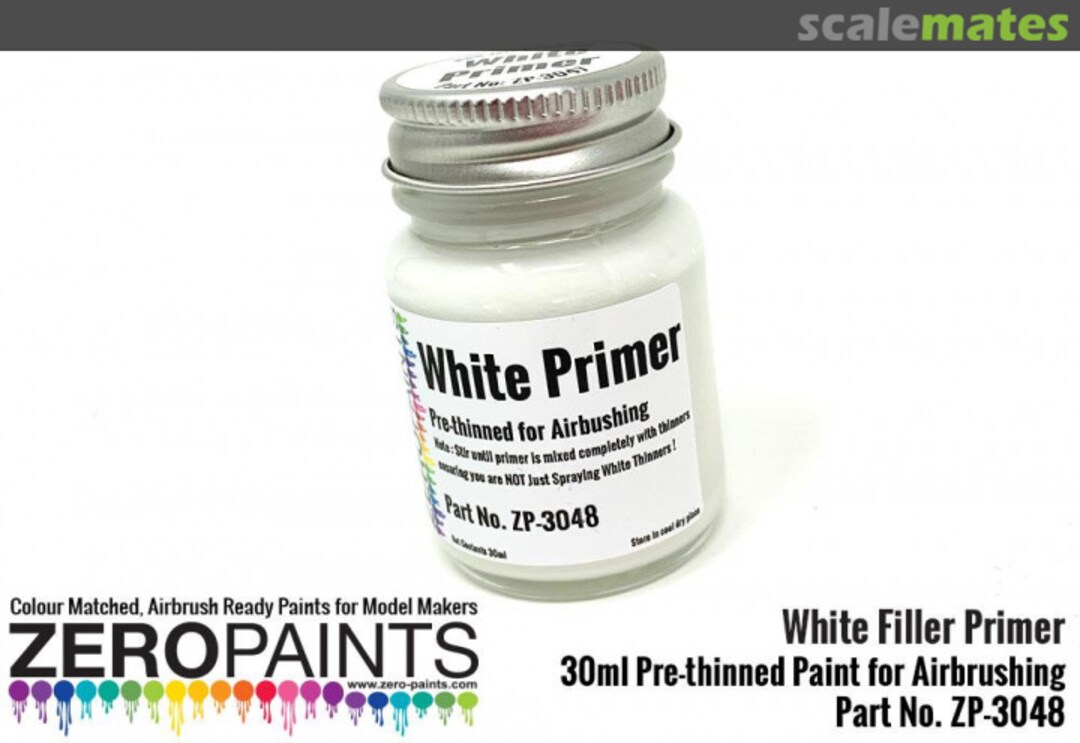 Boxart Airbrushing White Primer/Micro Filler  Zero Paints