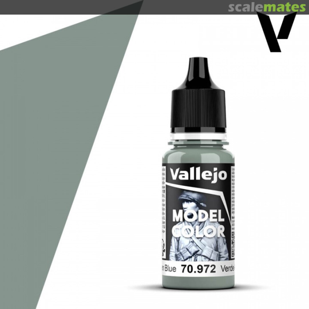 Boxart Light Green Blue 70.972, 972, Pos. 170* Vallejo Model Color Boxart Light Green Blue 70.972, 972, Pos. 170* Vallejo Model Color
