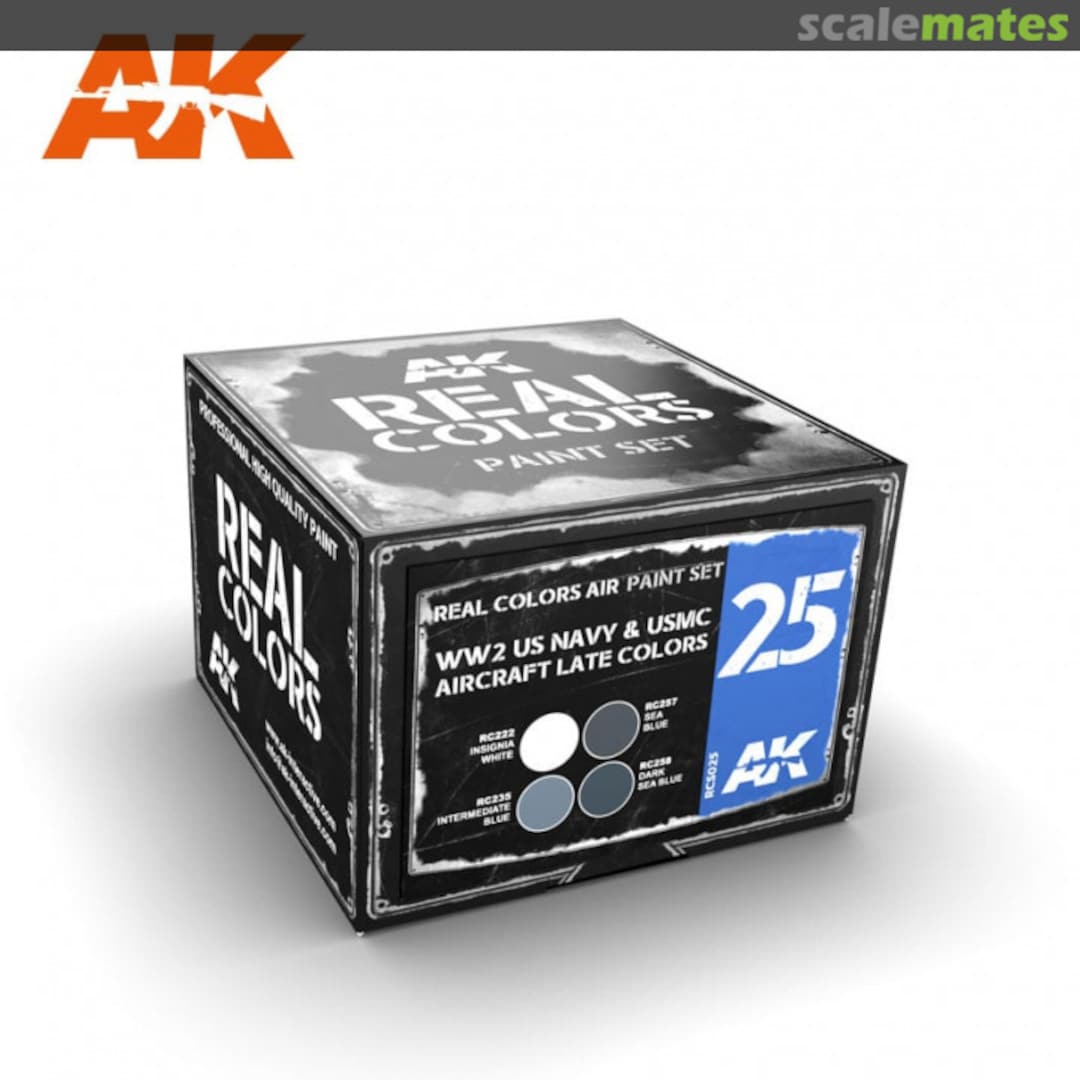 Boxart WW2 US Navy & USMC Late Aircraft Colors RCS025 AK Real Colors