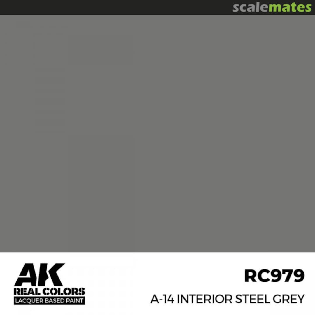 Boxart A-14 Interior Steel Grey  AK Real Colors