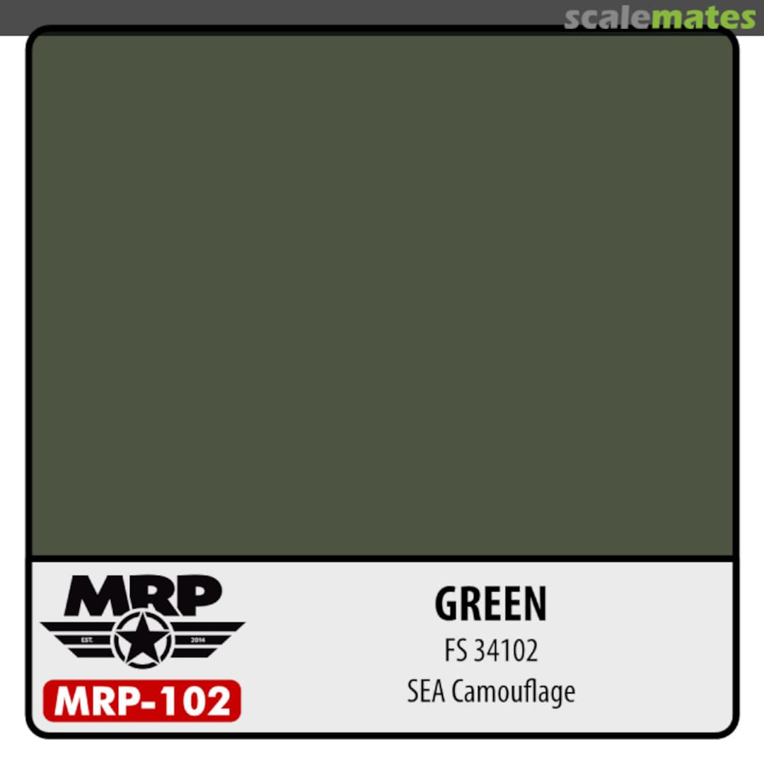 Boxart SEA Camouflage Green (FS34102) MR.Paint Boxart SEA Camouflage Green (FS34102) MR.Paint