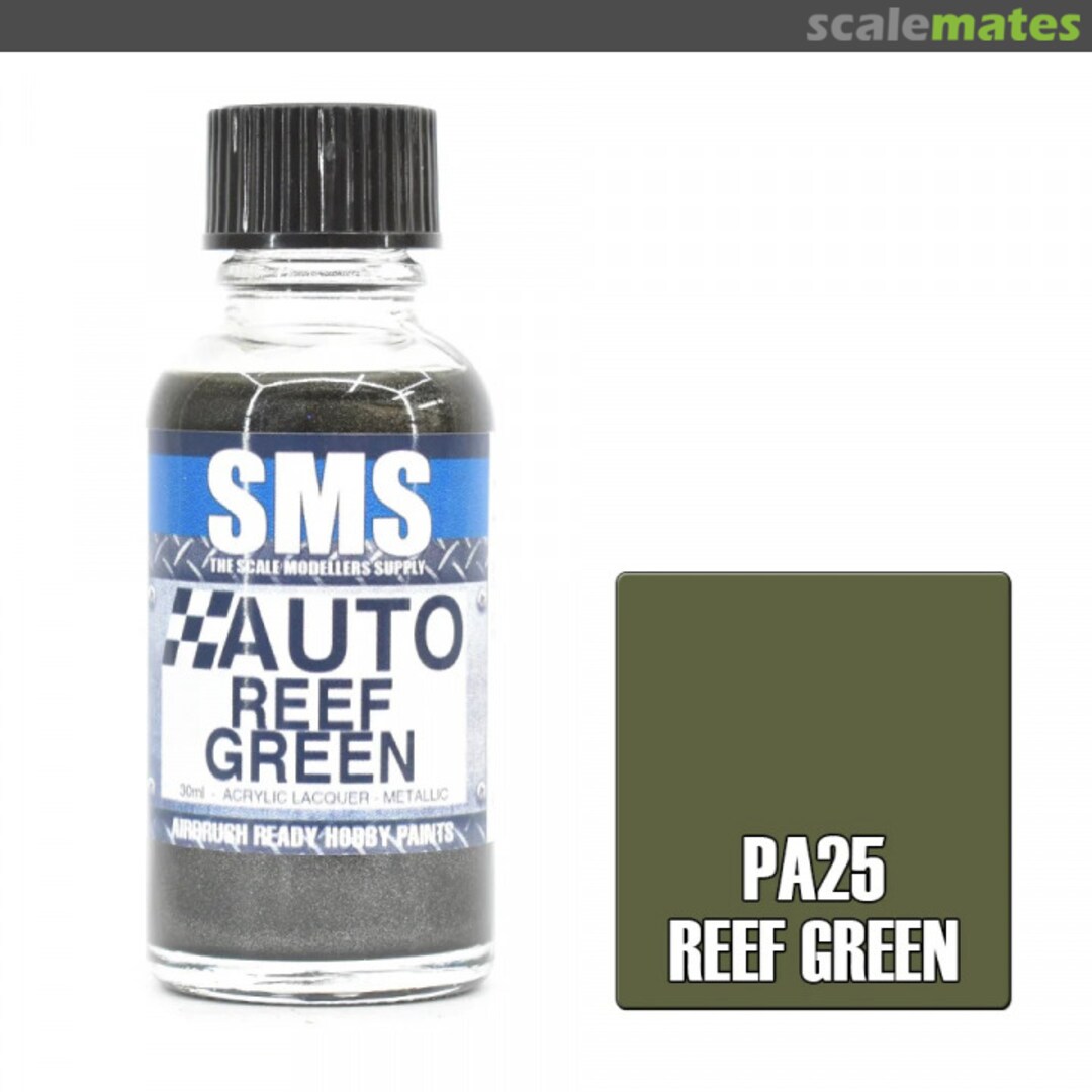 Boxart Auto Colour REEF GREEN PA25 SMS Boxart Auto Colour REEF GREEN PA25 SMS