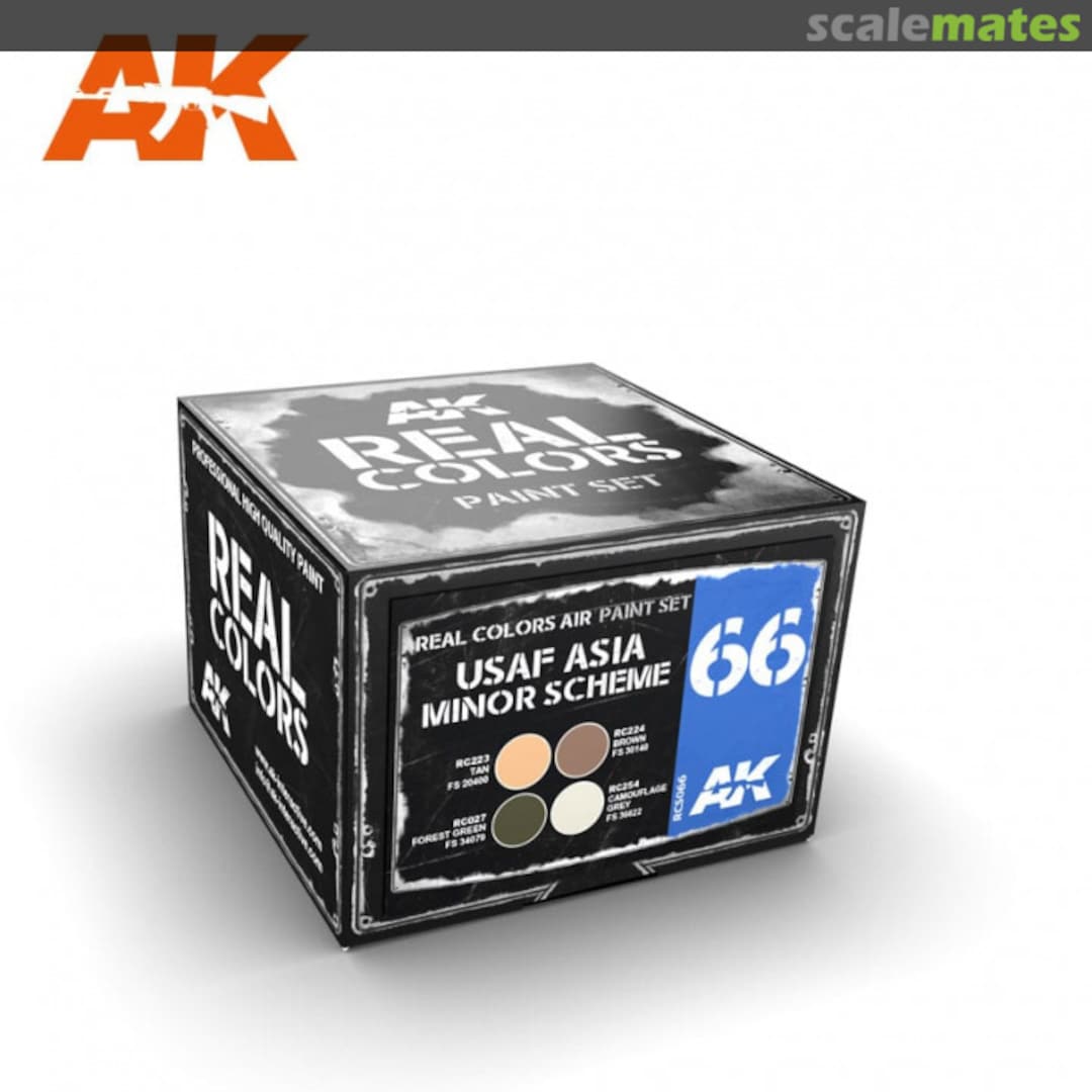 Boxart USAF ASIA MINOR SCHEME RCS066 AK Real Colors