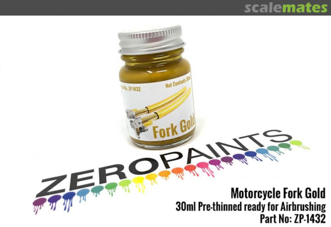 Boxart Motorcycle Fork Gold  Zero Paints