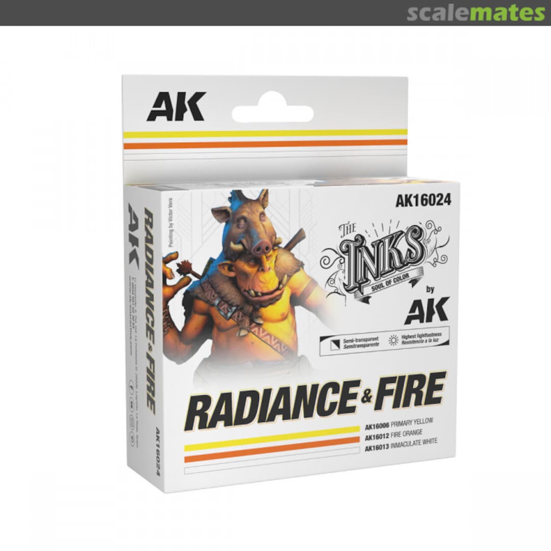 Boxart Radiance & Fire AK16024 The Inks