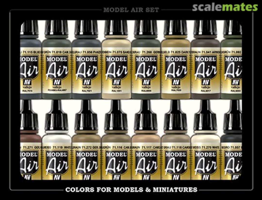 Boxart German WWII Europe & Africa 71.208 Vallejo Model Air Boxart German WWII Europe & Africa 71.208 Vallejo Model Air