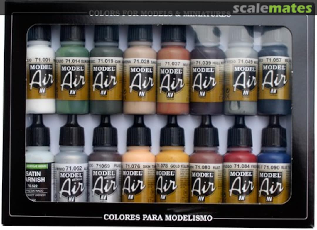 Boxart Railway Colors (Europe) 71.191 Vallejo Model Air Boxart Railway Colors (Europe) 71.191 Vallejo Model Air