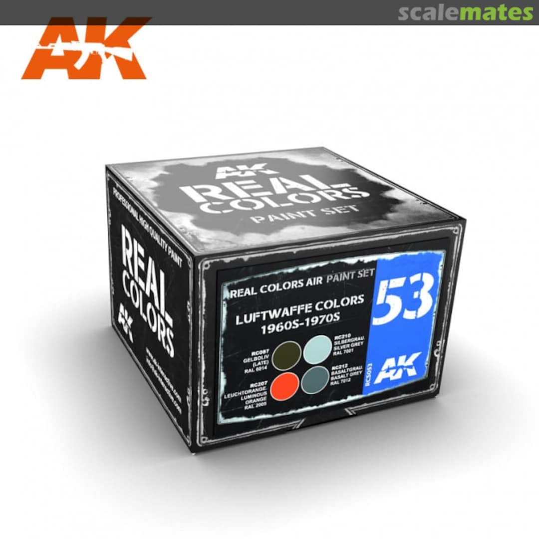 Boxart LUFTWAFFE COLORS 1960S-1970S RCS053 AK Real Colors