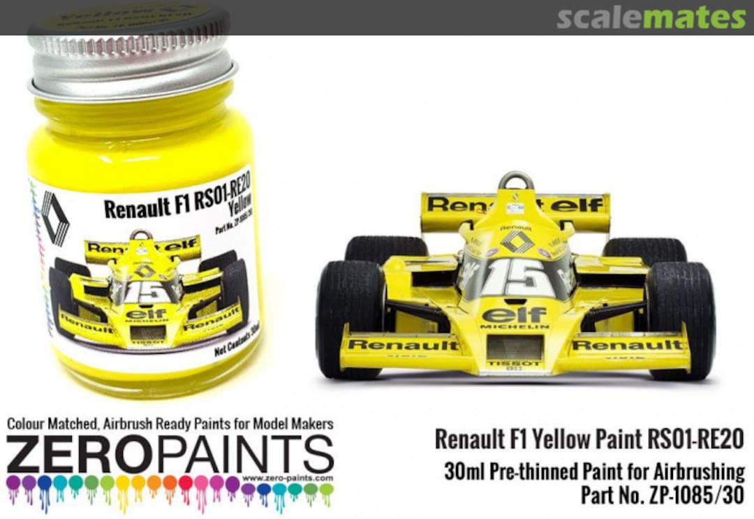 Boxart Renault F1 Yellow Paint RS01-RE20 ZP-1085/30 Zero Paints