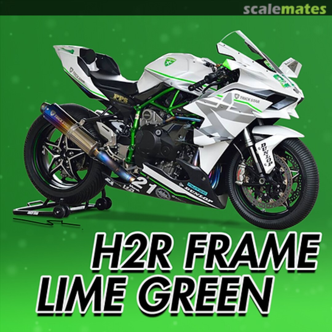 Boxart H2R Frame Lime Green  Splash Paints