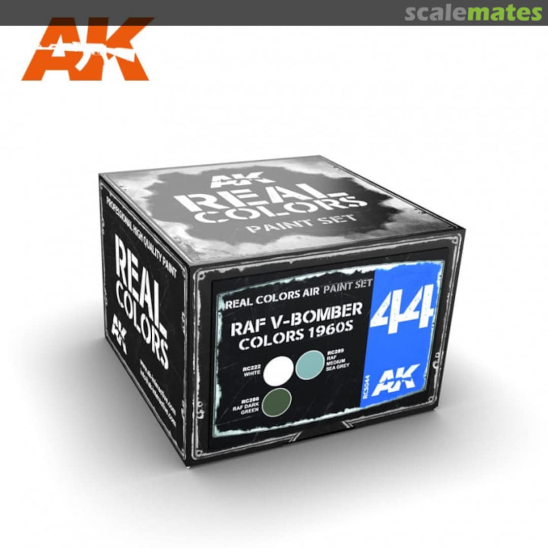 Boxart RAF V-BOMBER COLORS 1960S RCS044 AK Real Colors