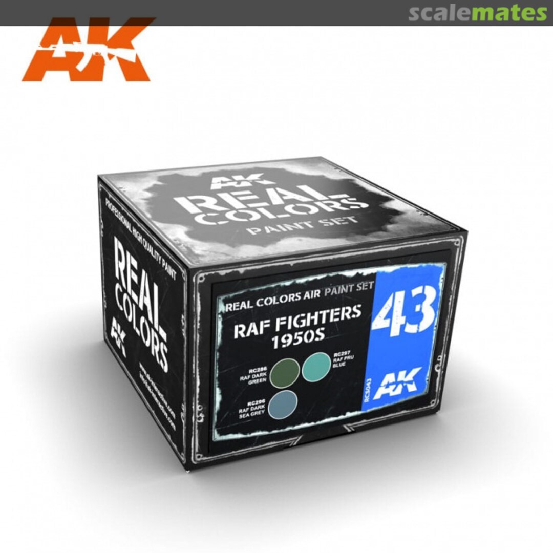 Boxart RAF FIGHTERS 1950S RCS043 AK Real Colors