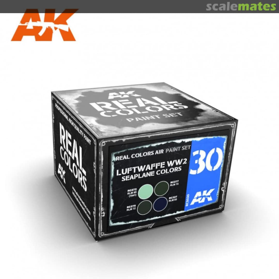 Boxart Luftwaffe WW2 Seaplane Colors RCS030 AK Real Colors