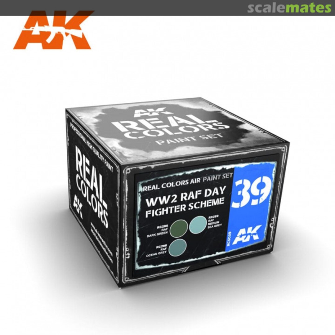 Boxart WW2 RAF DAY FIGHTER SCHEME RCS039 AK Real Colors