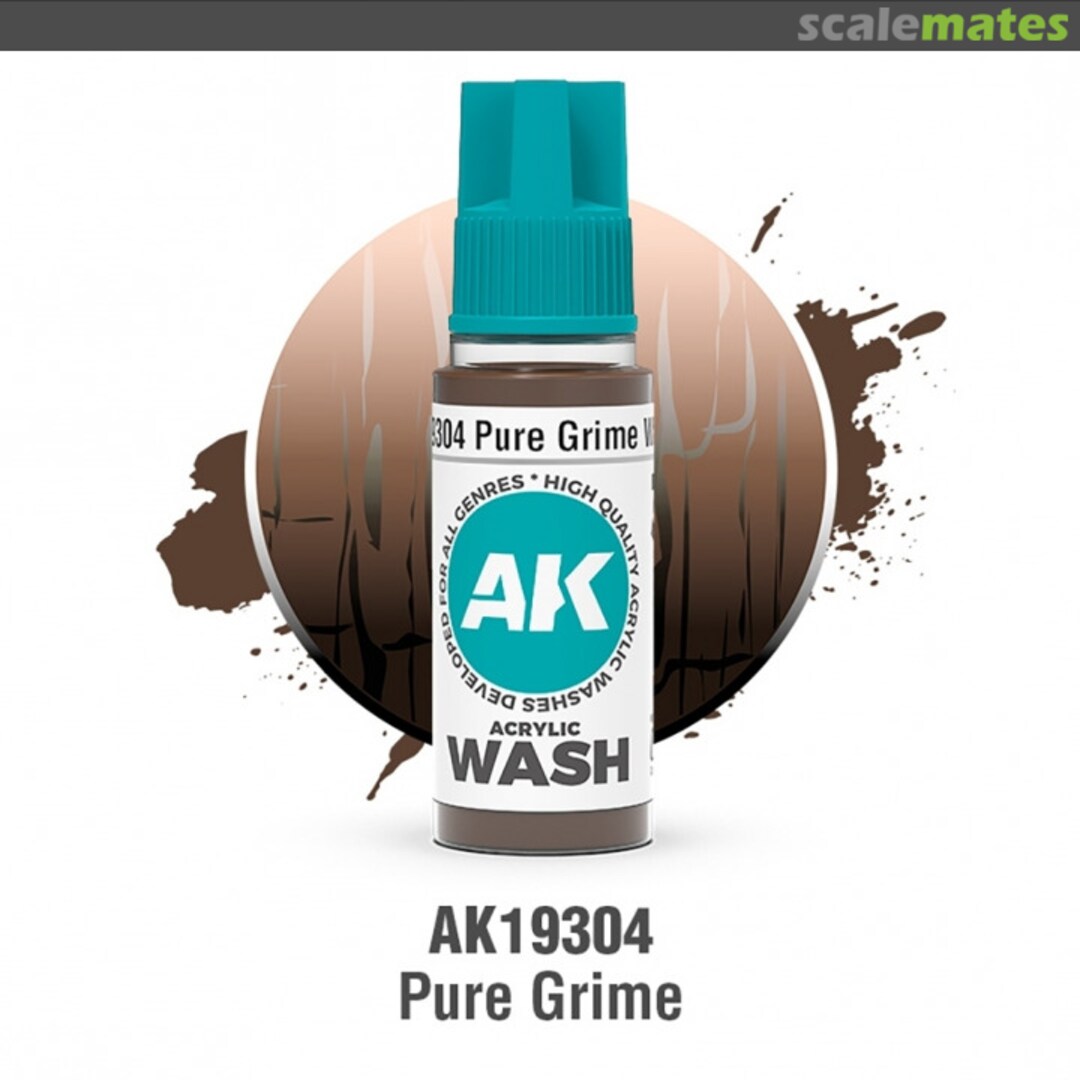 Boxart Pure Grime Acrylic Wash  AK Interactive