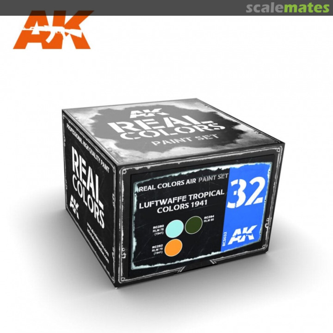 Boxart Luftwaffe Tropical Colors 1941 RCS032 AK Real Colors