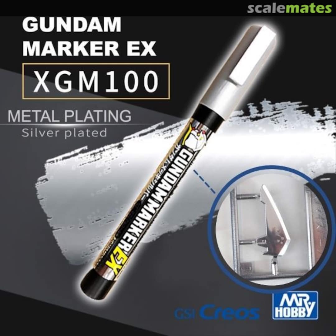 Boxart Gundam Plated Silver EX  Gundam Markers