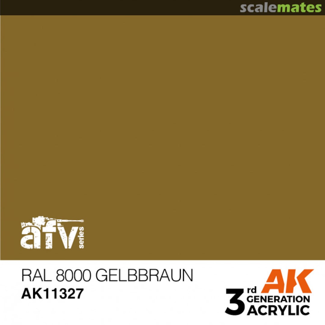 Boxart RAL 8000 Gelbbraun AK 3rd Generation - AFV Boxart RAL 8000 Gelbbraun AK 3rd Generation - AFV