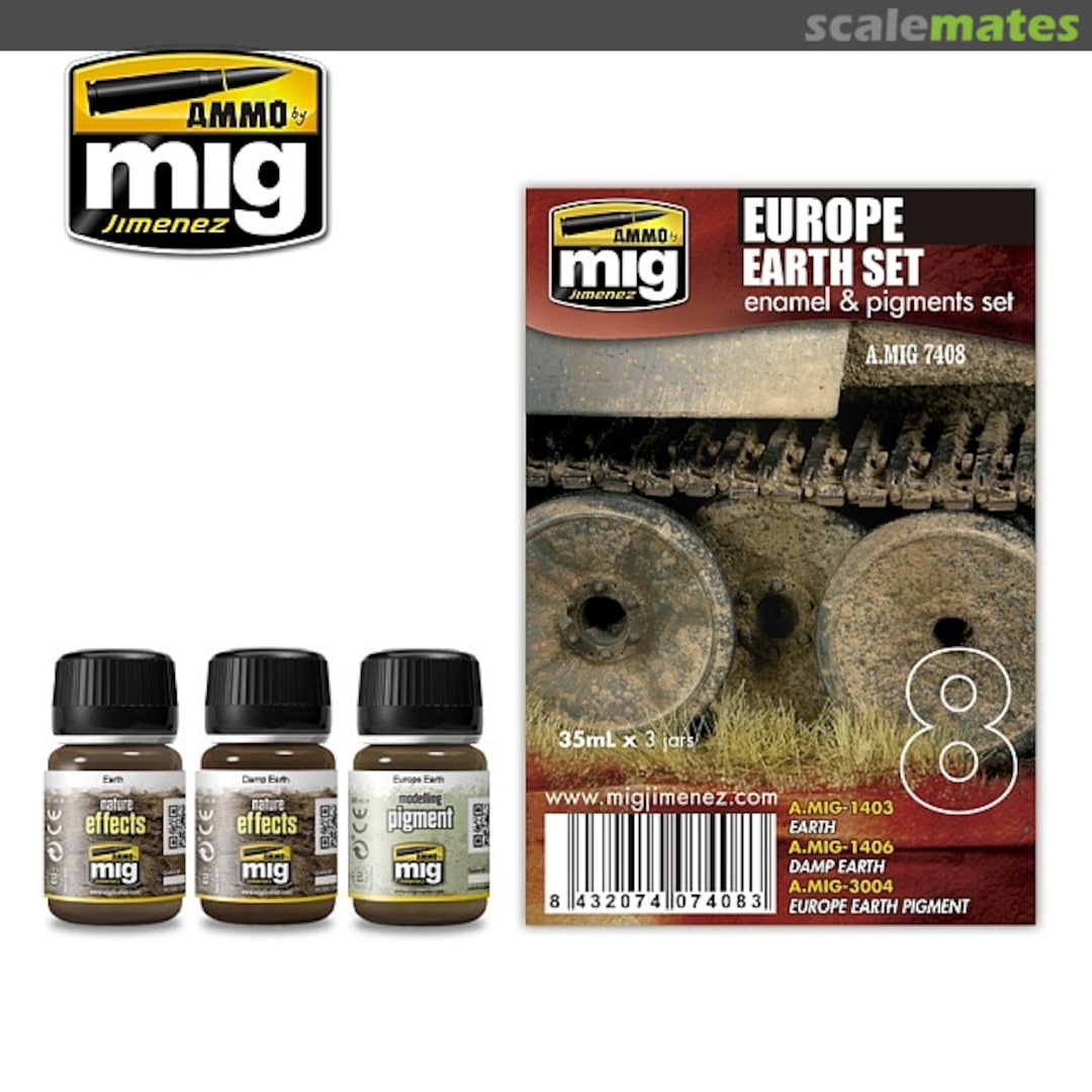 Boxart Europe Earth Set AMIG7408 Ammo by Mig Jimenez