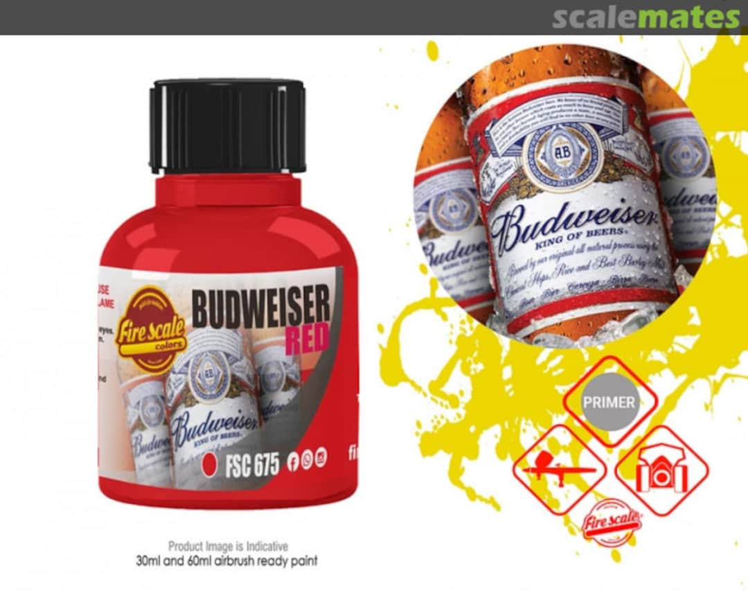 Boxart Budweiser Red  Fire Scale Colors