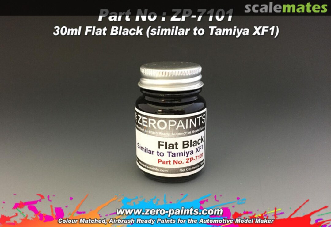 Boxart Flat Black - Similar to Tamiya XF1  Zero Paints